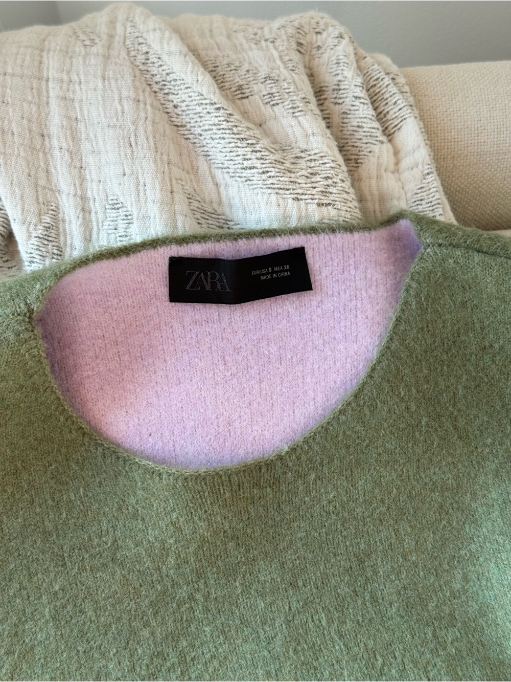 Zara color block sweater - Picture 3 of 3